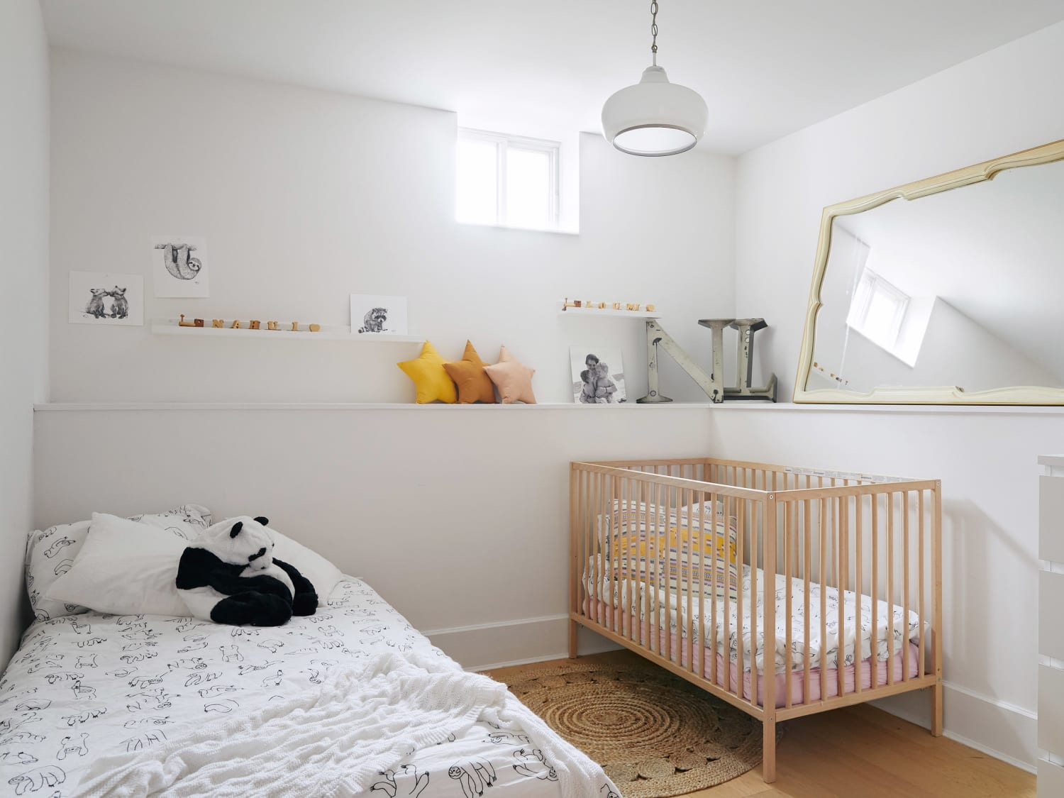 Crib size 2024 loft bed